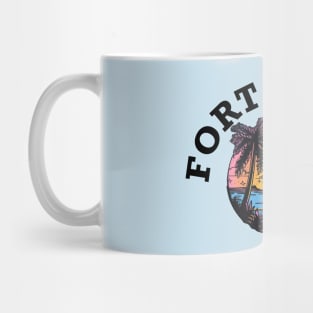 Fort Myers Florida (with Black Lettering) Mug